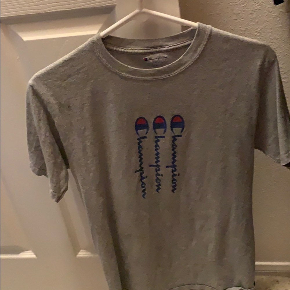 Grey Champion Shirt Size/ Small